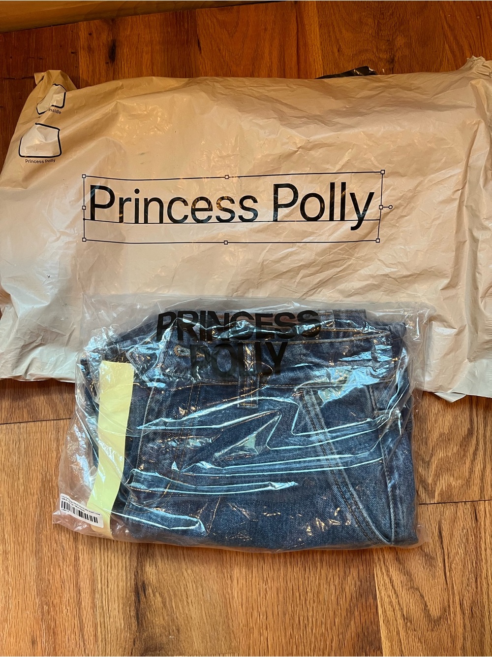 Princess Polly Indigo High-Rise Stretch Jeans